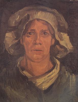 Head of a Peasant Woman with White Cap (nn04), Vincent Van Gogh